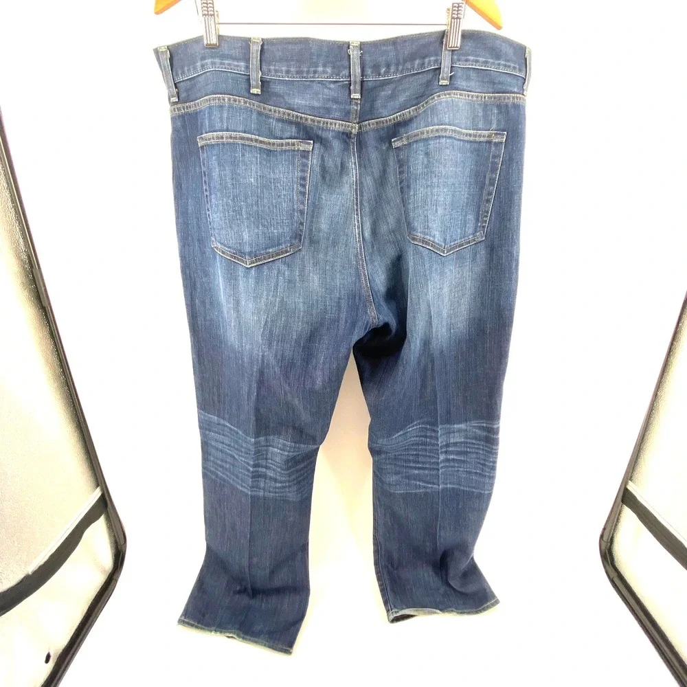 Cremieux Boot Cut Mens Jeans Relaxed Fit Medium Wash 5 Pocket Denim Pants 42x32